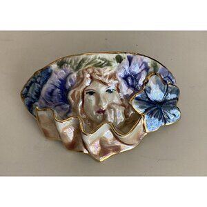 Handmade Porcelain Hair Barrette